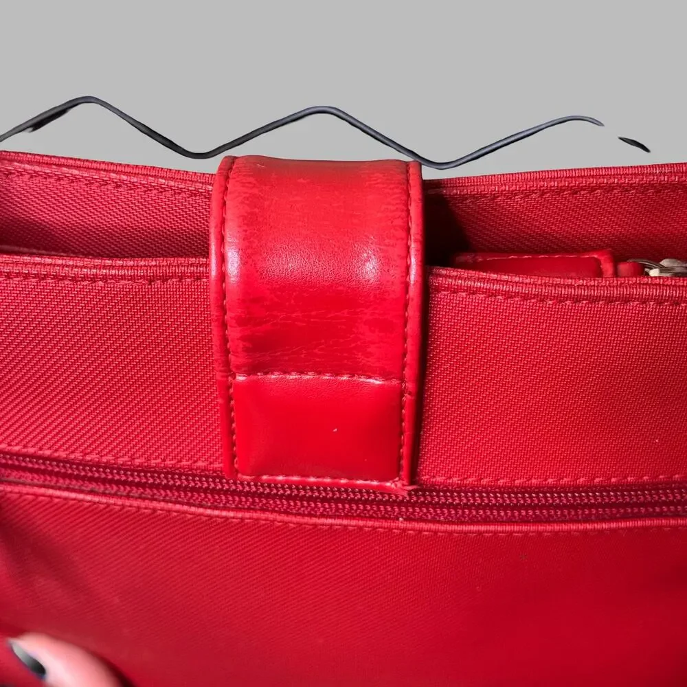 Vintage GUESS Red Shoulder Bag – Authentic Y2K Era